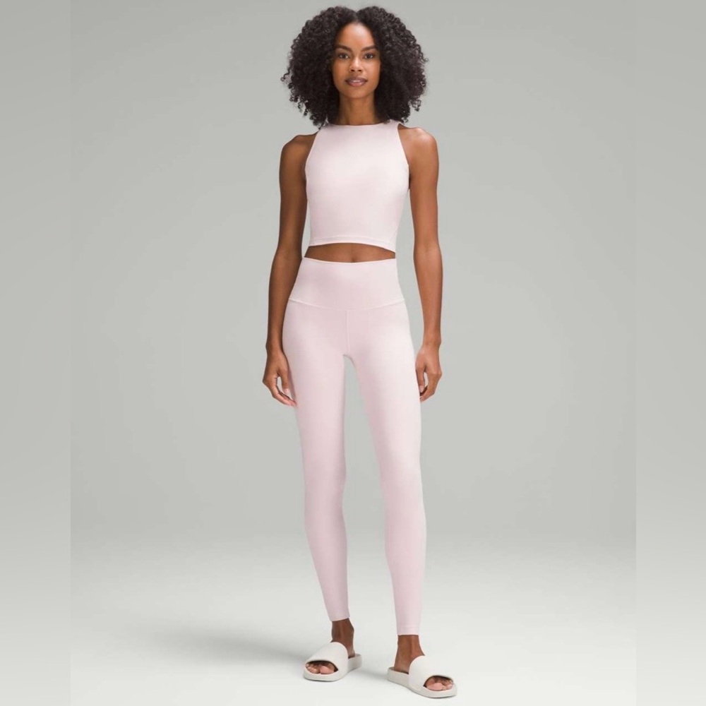 Lululemon Align High-Rise Pant 28" Flush Pink - sz 10 EUC